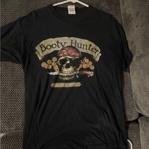 Gildan Black Pirate Graphic Tee